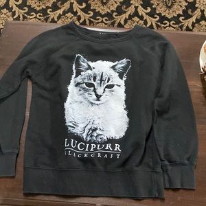 Blackcraft II small black logo sweatshirt